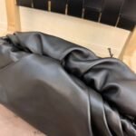 Bottega Veneta The Chain Pouch Black Silver 620230