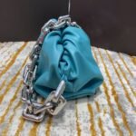 Bottega Veneta The Chain Pouch Blue 620230