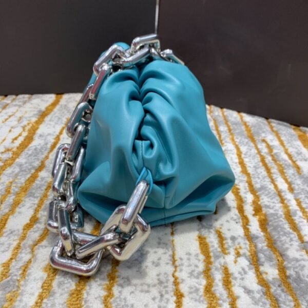 Bottega Veneta The Chain Pouch Blue 620230