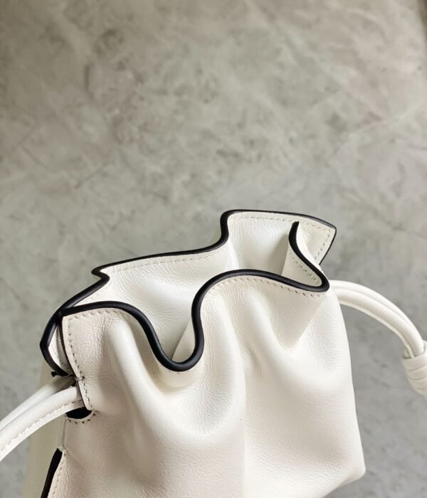 Loewe Bag Flamenco Mini White  15.5*12.5*5.5cm