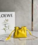 Loewe Bag Flamenco Mini Yellow  15.5*12.5*5.5cm