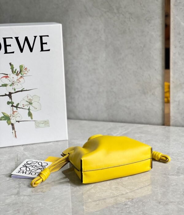 Loewe Bag Flamenco Mini Yellow  15.5*12.5*5.5cm