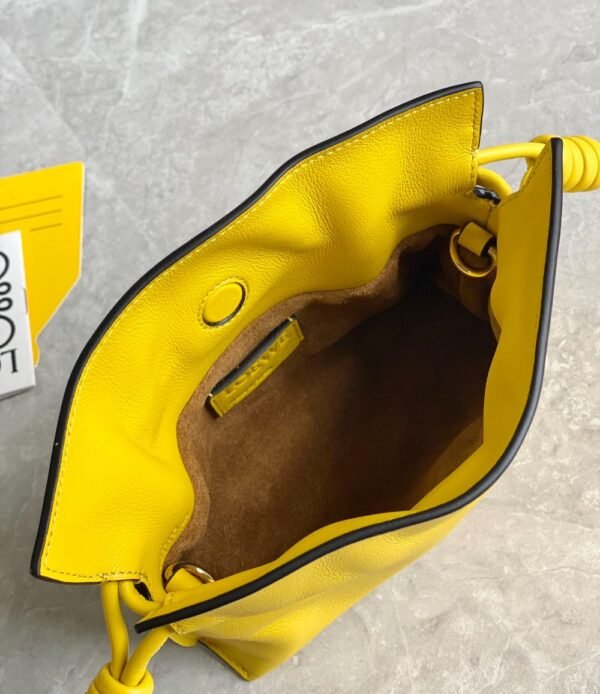 Loewe Bag Flamenco Mini Yellow  15.5*12.5*5.5cm