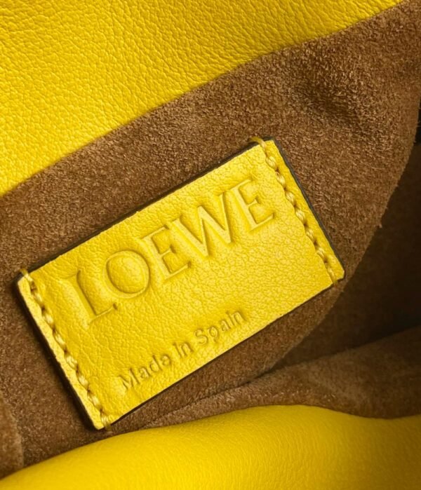 Loewe Bag Flamenco Mini Yellow  15.5*12.5*5.5cm