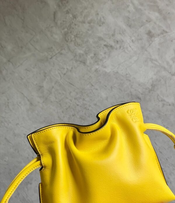 Loewe Bag Flamenco Mini Yellow  15.5*12.5*5.5cm