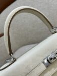 Hermes Bag Kelly 25cm*9.5cm*27cm White