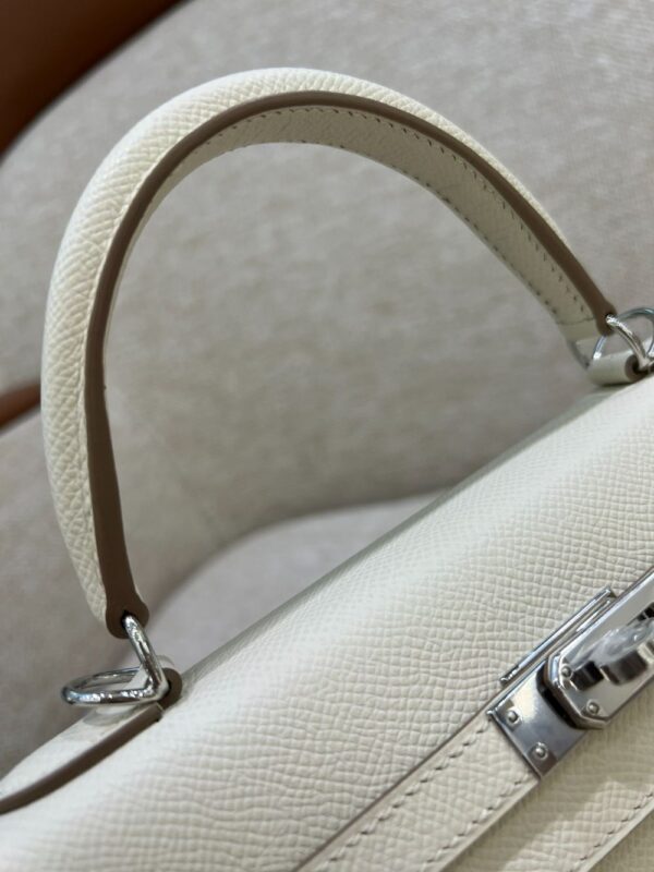 Hermes Bag Kelly 25cm*9.5cm*27cm White