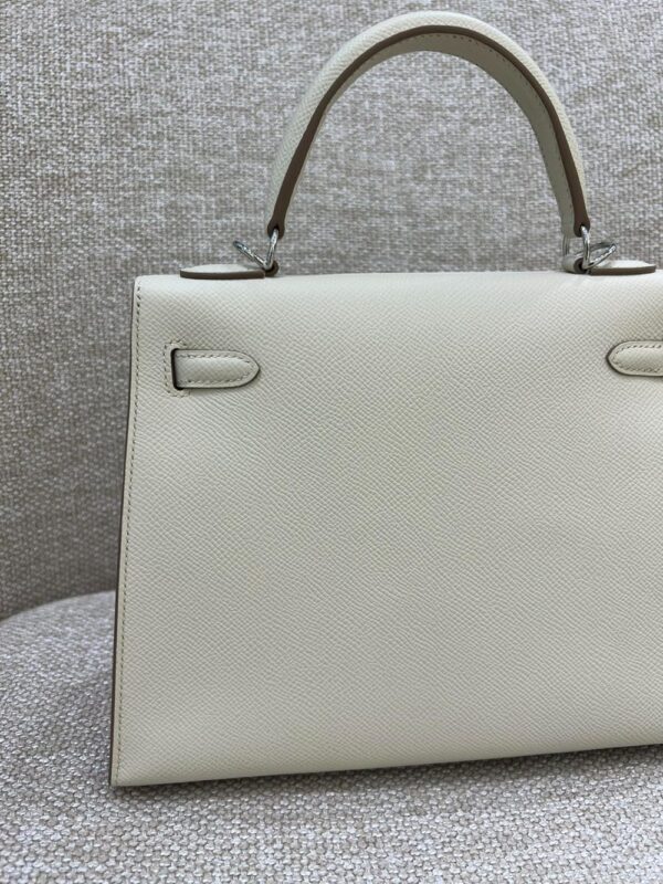 Hermes Bag Kelly 25cm*9.5cm*27cm White