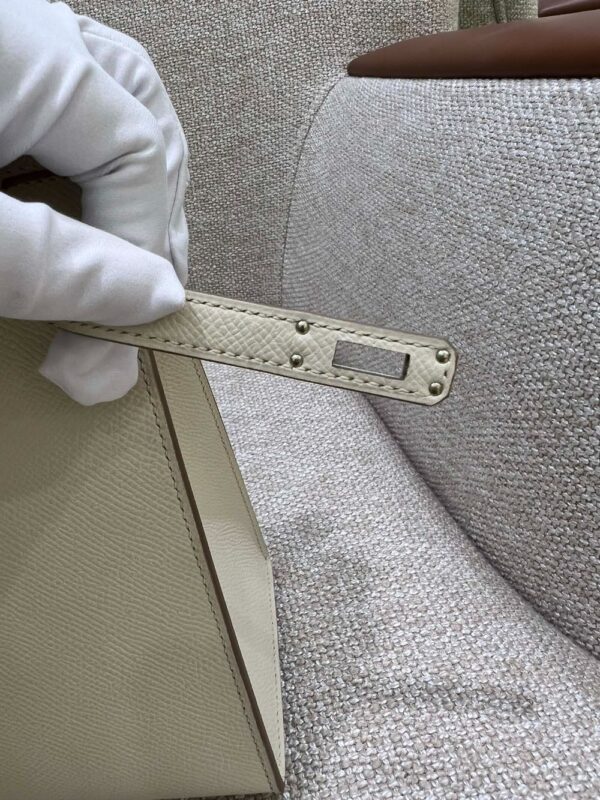 Hermes Bag Kelly 25cm*9.5cm*27cm White