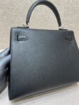 Hermes Bag Kelly 25cm*9.5cm*27cm Black