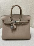 Hermes Bag Kelly  25cm*20cm*13cm Khaki Grey