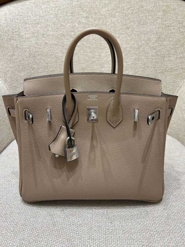 Hermes Bag Kelly  25cm*20cm*13cm Khaki Grey