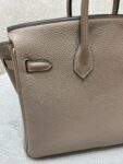 Hermes Bag Kelly  25cm*20cm*13cm Khaki Grey