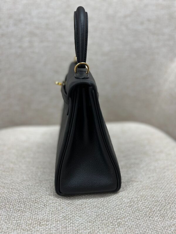 Hermes Bag Kelly  Craie Black 25cm*9.5cm*27cm