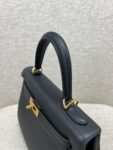 Hermes Bag Kelly  Craie Black 25cm*9.5cm*27cm
