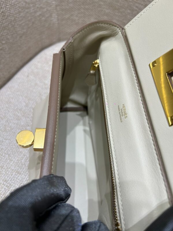 Hermes Bag Kelly 2424 mini 21cm*16*12cm White