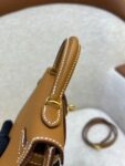Hermes Bag Kelly mini 19cm*12cm*5.5cm Brown