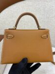 Hermes Bag Kelly mini 19cm*12cm*5.5cm Brown