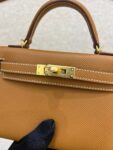 Hermes Bag Kelly mini 19cm*12cm*5.5cm Brown