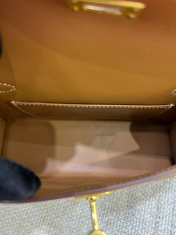 Hermes Bag Kelly mini 19cm*12cm*5.5cm Brown
