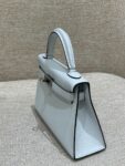 Hermes Bag Kelly mini  19cm*12cm*5.5cm Light Blue