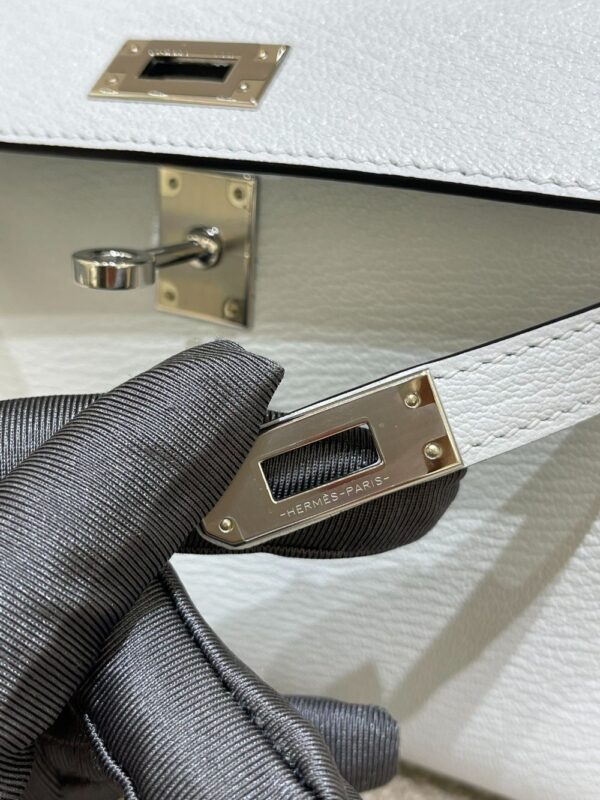 Hermes Bag Kelly mini  19cm*12cm*5.5cm Light Blue