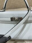 Hermes Bag Kelly mini  19cm*12cm*5.5cm Light Blue