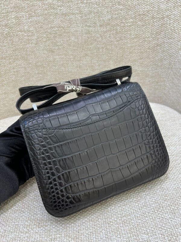 Hermes Bag Constance 19cm*15cm*4cm Black