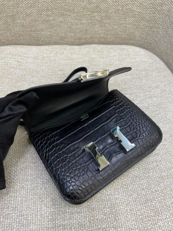 Hermes Bag Constance 19cm*15cm*4cm Black