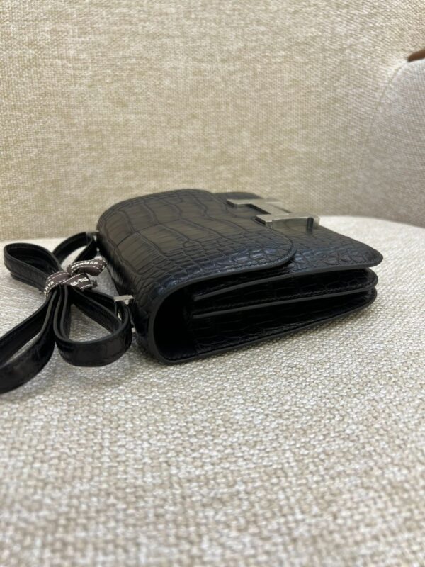 Hermes Bag Constance 19cm*15cm*4cm Black
