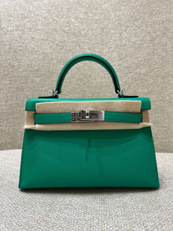 Hermes Bag Kelly Mini   19cm*12cm*5.5cm Green