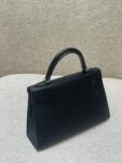Hermes Bag Kelly Mini  Black 19cm*12cm*5.5cm