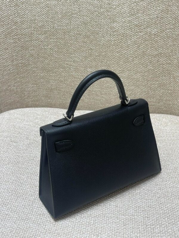 Hermes Bag Kelly Mini  Black 19cm*12cm*5.5cm