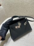 Hermes Bag Kelly Mini  Black 19cm*12cm*5.5cm