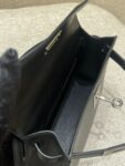 Hermes Bag Kelly Mini  Black 19cm*12cm*5.5cm