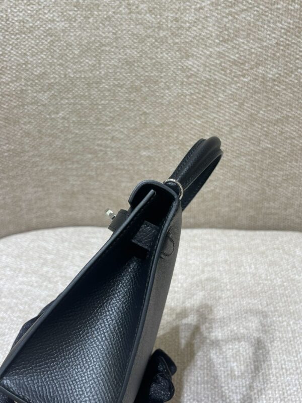 Hermes Bag Kelly Mini  Black 19cm*12cm*5.5cm