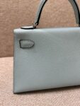 Hermes Bag Kelly mini  Blue 19cm*12cm*5.5cm