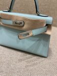 Hermes Bag Kelly mini  Blue 19cm*12cm*5.5cm