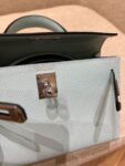 Hermes Bag Kelly mini  Blue 19cm*12cm*5.5cm