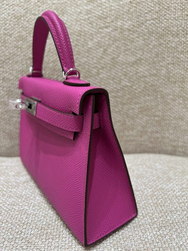 Hermes Bag Kelly mini  Pink 19cm*12cm*5.5cm