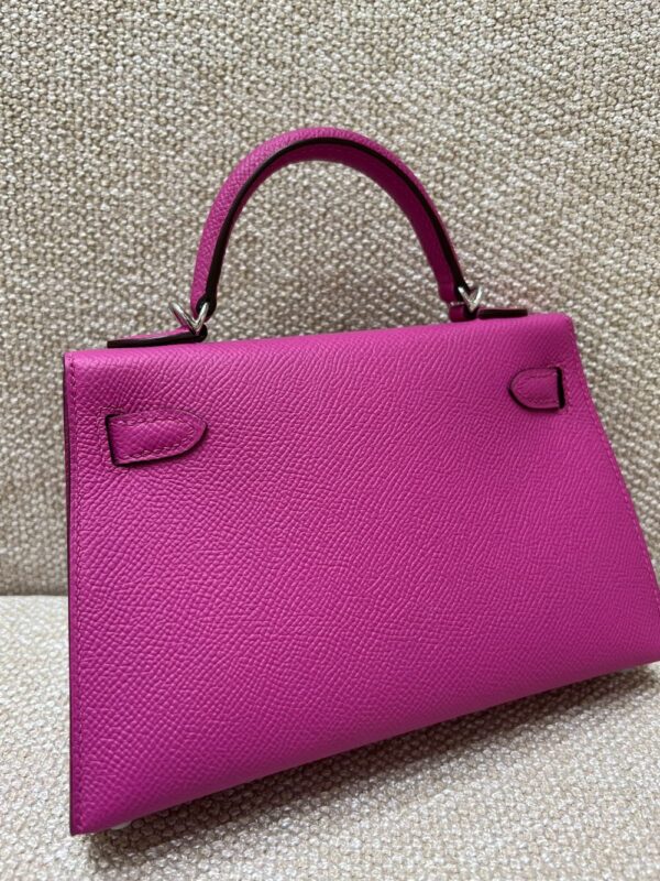 Hermes Bag Kelly mini  Pink 19cm*12cm*5.5cm