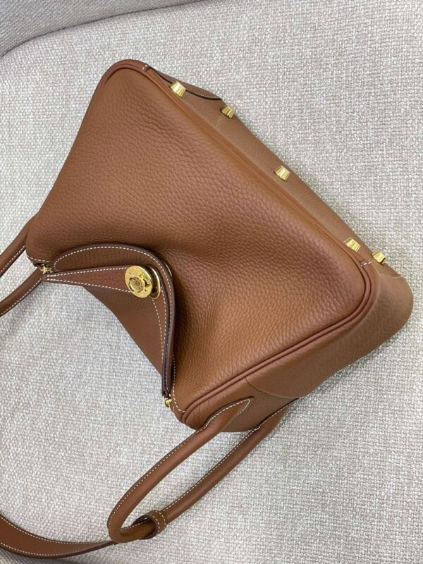 Hermes Bag Lindy26 Gold Brown