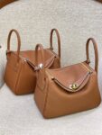 Hermes Bag Lindy26 Gold Brown