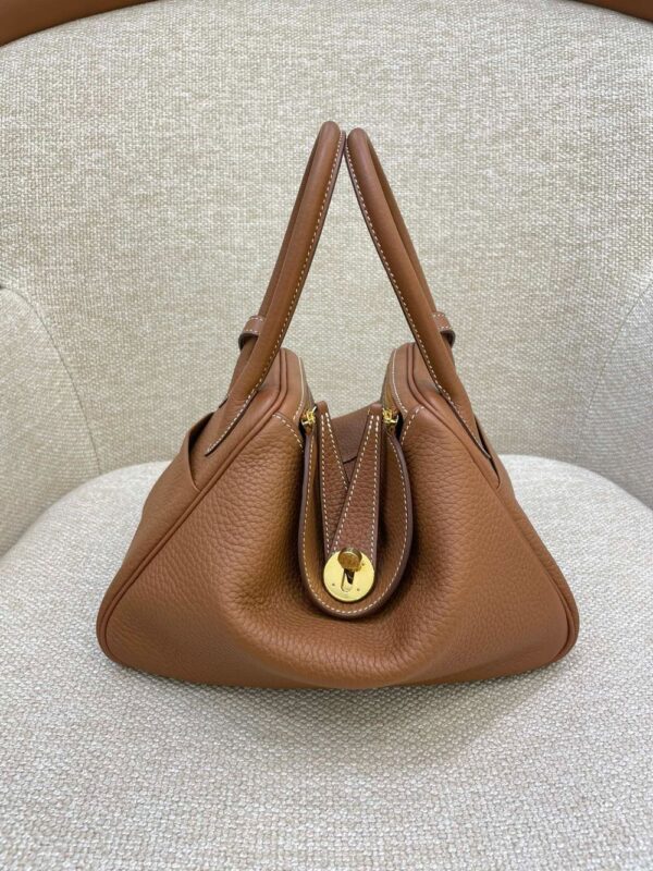 Hermes Bag Lindy26 Gold Brown