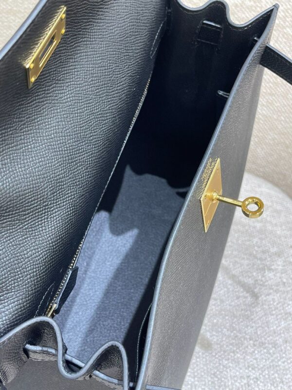 Hermes Bag Kelly28  28cm*22cm*10cm Black