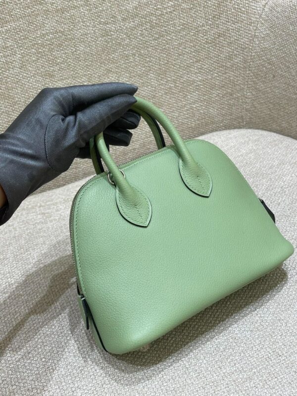 Hermes Bag  Mini Bolide 18cm*7cm*20cm Green