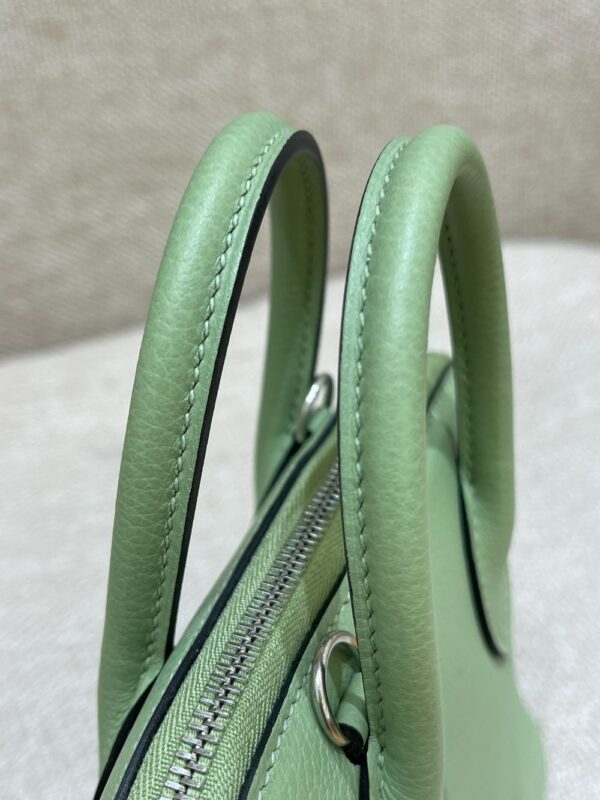 Hermes Bag  Mini Bolide 18cm*7cm*20cm Green
