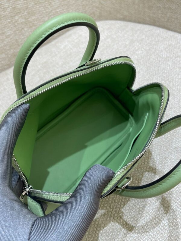 Hermes Bag  Mini Bolide 18cm*7cm*20cm Green