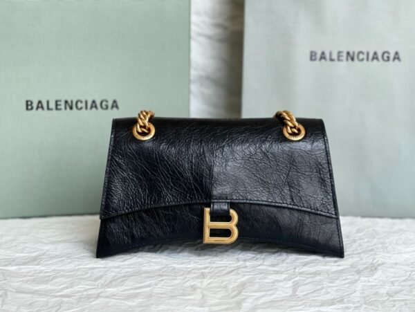 Balenciaga Bag Crush 22ss 151 Black Crackle
