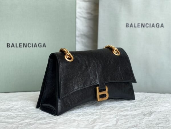 Balenciaga Bag Crush 22ss 151 Black Crackle